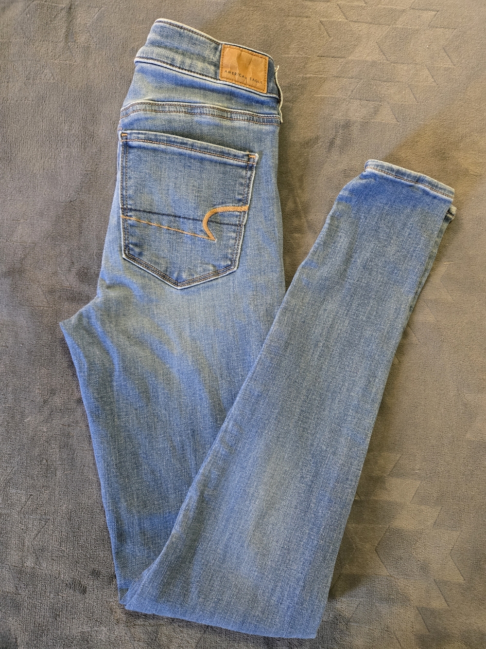 American Eagle Outfitters Light Blue Women's Jeggings Size 4 X-Long